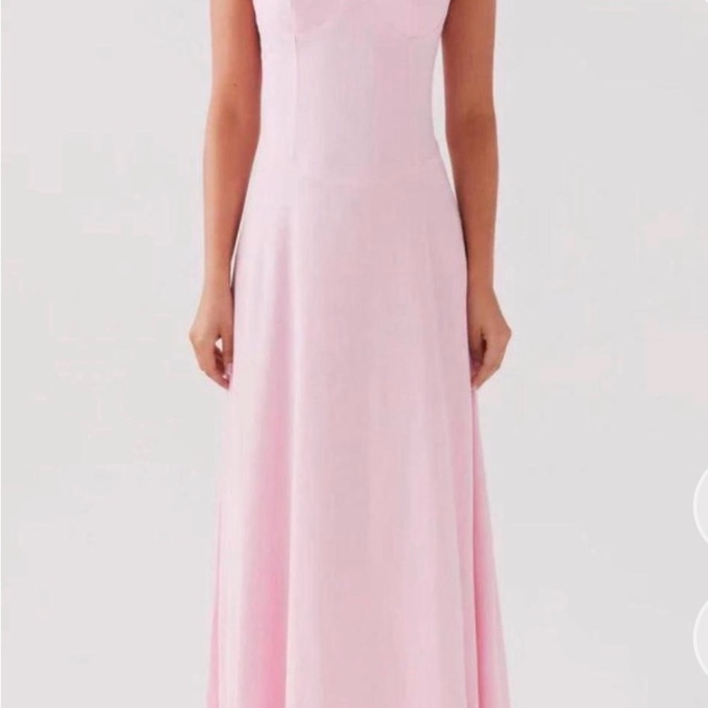 Peppermayo Light Pink Strapless Dress